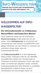 Mobile Screenshot of info-wasserfilter.de